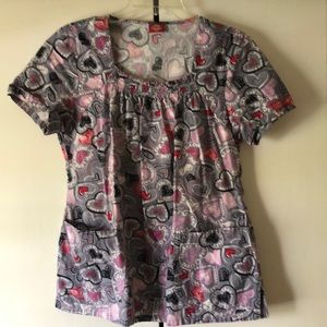 Dickies scrub top size medium
